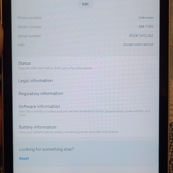 Samsung Galaxy Tab A 2017 SM-T385 - Picture 6 of 7